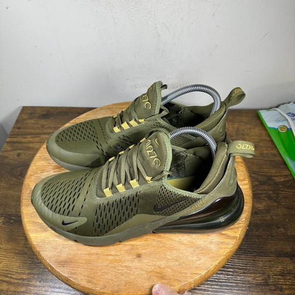 Nike Air Max 270 Mens Olive Green Running Lifestyle Shoes Size 9 AH8050-201 - Picture 7 of 8